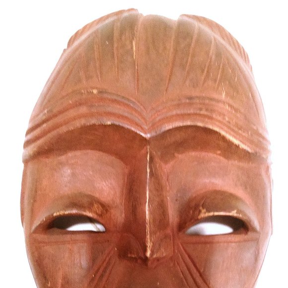 Vintage Wooden African Mask - Picture 8 of 11